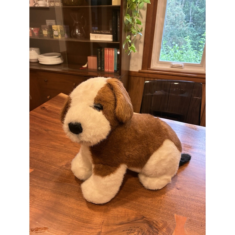 Vintage Chosun Intnl Saint Bernard Dog Plush Large 360 Swivel Head